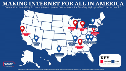 Making Internet For All in America BABA map